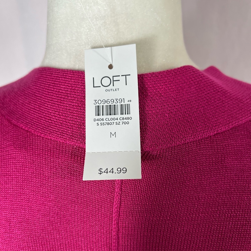SALE - NWT “Loft” Purply-Pink Shrug - Picture 5 of 9